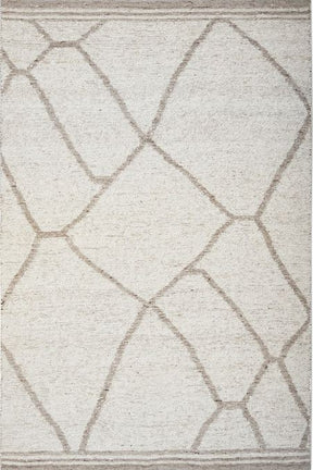 Samarkand Alma handwoven wool area rug in a contemporary living space