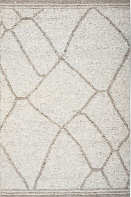 Stockholm Alma Handwoven Wool Area Rug — 83% Wool, 11% Cotton, 6% Polyester — Allure Home Collections