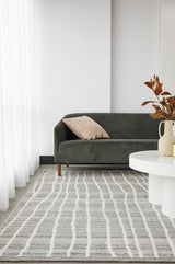 Stockholm Lucas Handwoven Modern Area Rug — 83% Wool, 11% Cotton, 6% Polyester — Allure Home Collections