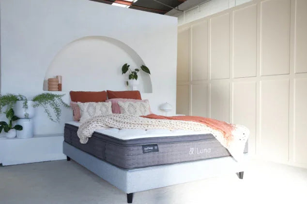 Luna medium firm pocket spring mattress, king single