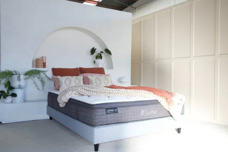 Luna medium firm pocket spring mattress, king single