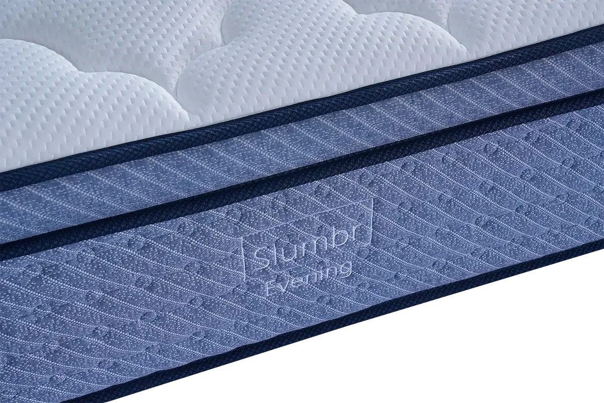 Evening medium pocket spring mattress with gel memory foam, Queen