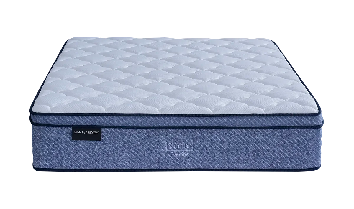 Evening medium pocket spring mattress with gel memory foam, Queen