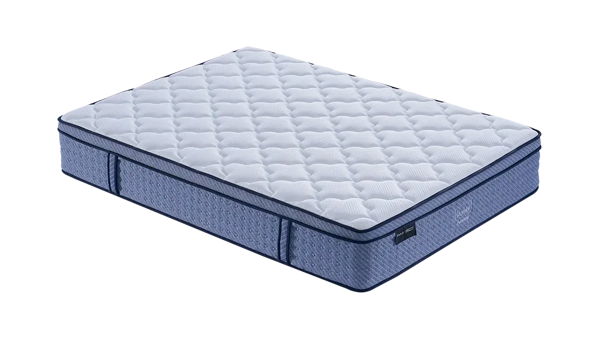 Evening medium pocket spring mattress with gel memory foam, Queen
