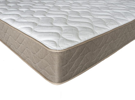 Allay Nature Medium Mattress — GECA-Certified Dunlop Foam, Bamboo Fabric, Wool Blend — Allure Home Collections