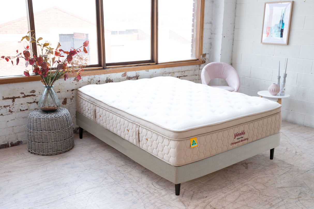 Elite Visco Soft Australian-Made Mattress — 5-Zone Pocket Spring, Dunlop Visco Flex Memory Foam — Allure Home Collections