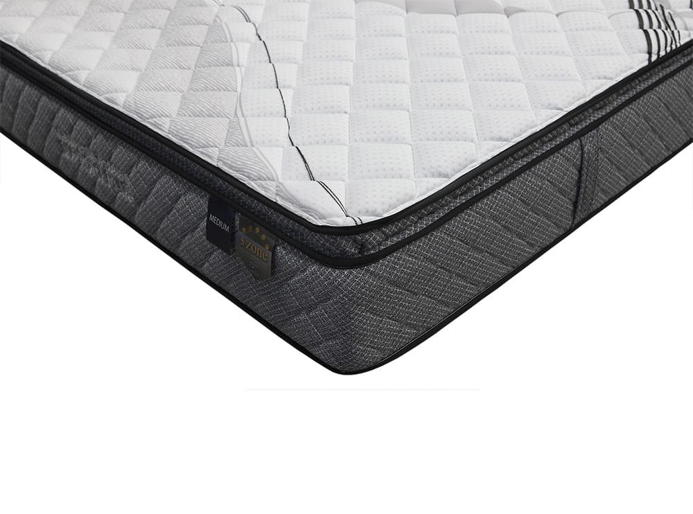 Support Plus Medium-Firm Mattress — Dunlop Dream Foam Layers with Cloud Gel — Allure Home Collections