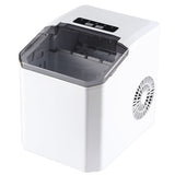 Portable bullet ice maker in white on a kitchen benchtop