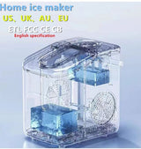 Water being poured into the ice maker reservoir