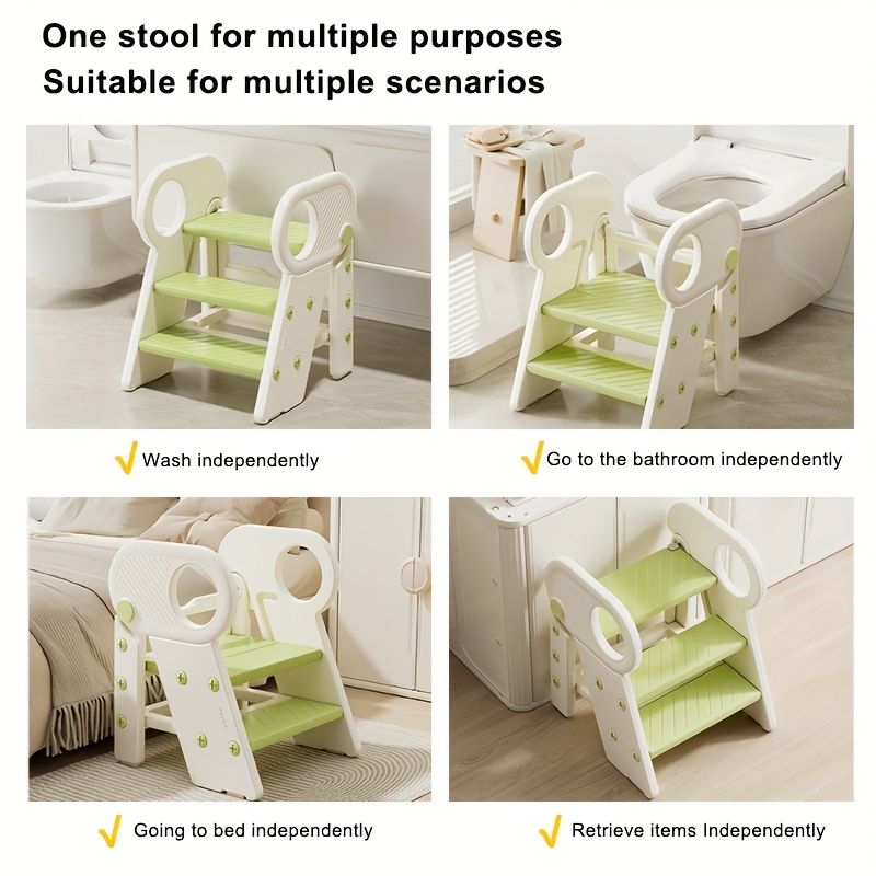 White children's washing stairs