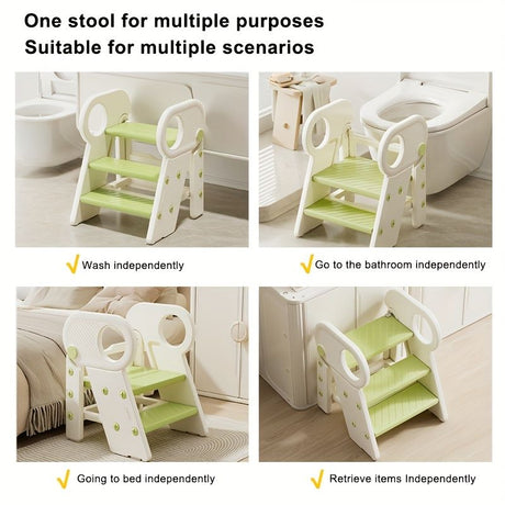 White children's washing stairs
