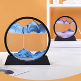 Nocera Flowing Sand Art Frame, Blue
