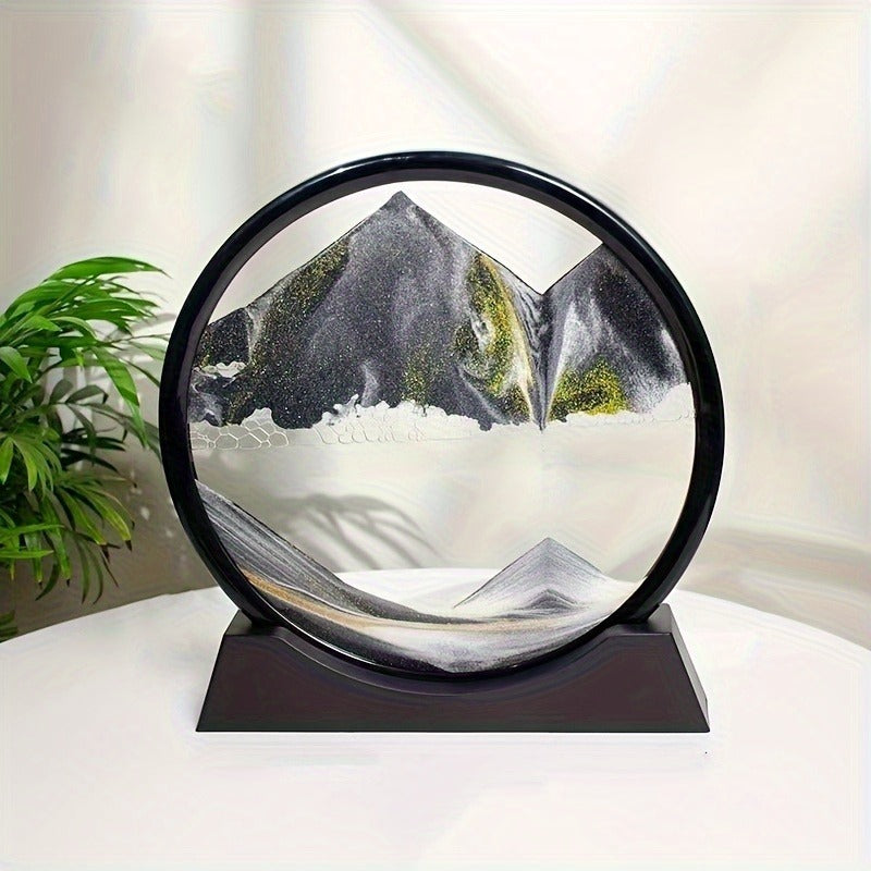 Nocera Flowing Sand Art Frame, Purple