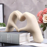 Cascia Heart Sculpture, White