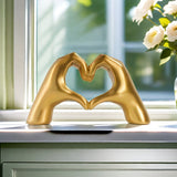 Cascia Heart Sculpture, White