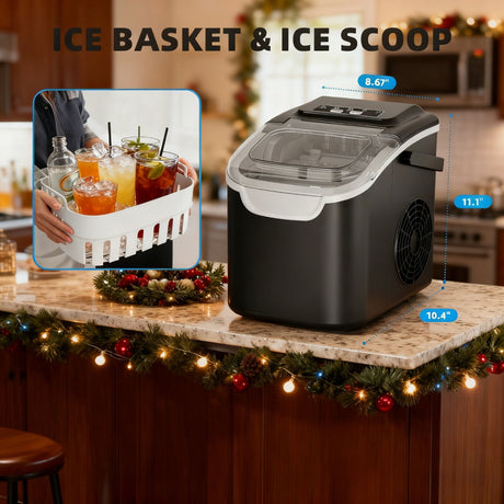 Self cleaning cycle being started on the grey ice maker