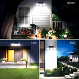 74 LED Solar Motion Sensor Outdoor Wall Light 3 Brightness Modes Wide Angle — Allure Home Collections