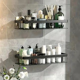 Castelsardo Toilet Paper Holder with Shelf, Wall Mounted, Stainless Steel, Silver