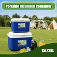 Commercial 15 litre insulated cooler box for market stalls and camping