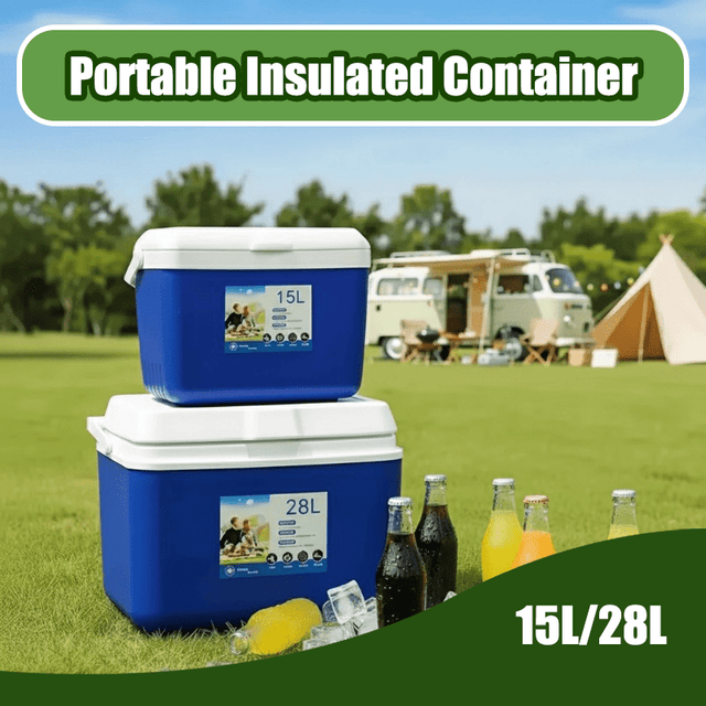 Commercial 15 litre insulated cooler box for market stalls and camping