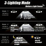 Vieste Solar Motion Sensor Wall Light, 74 LED, 3 Modes