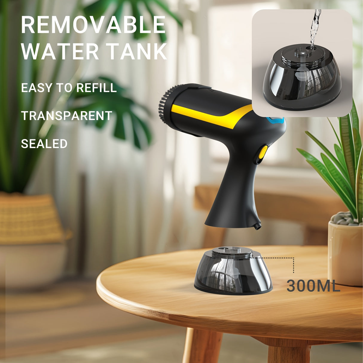 Olvera Handheld Garment Steamer, 300ml, 1500W