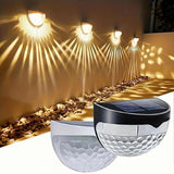 Solar Magnetic Wall Light Warm White White 1 Pack