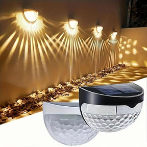 Solar Magnetic Wall Light Warm White White 1 Pack