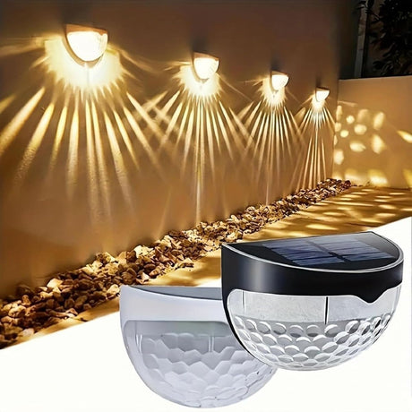 Solar Magnetic Wall Light Warm White White 1 Pack