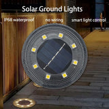Solar In Ground Lights, Warm White 4 Pack