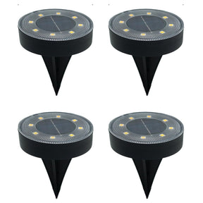 Solar In Ground Lights, White 4 Pack
