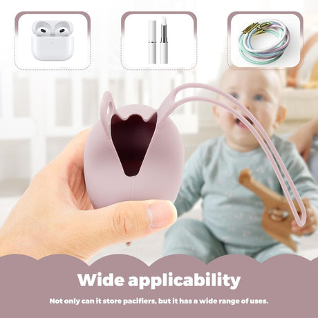 Star shaped silicone pacifier storage cases in blue, grey and green