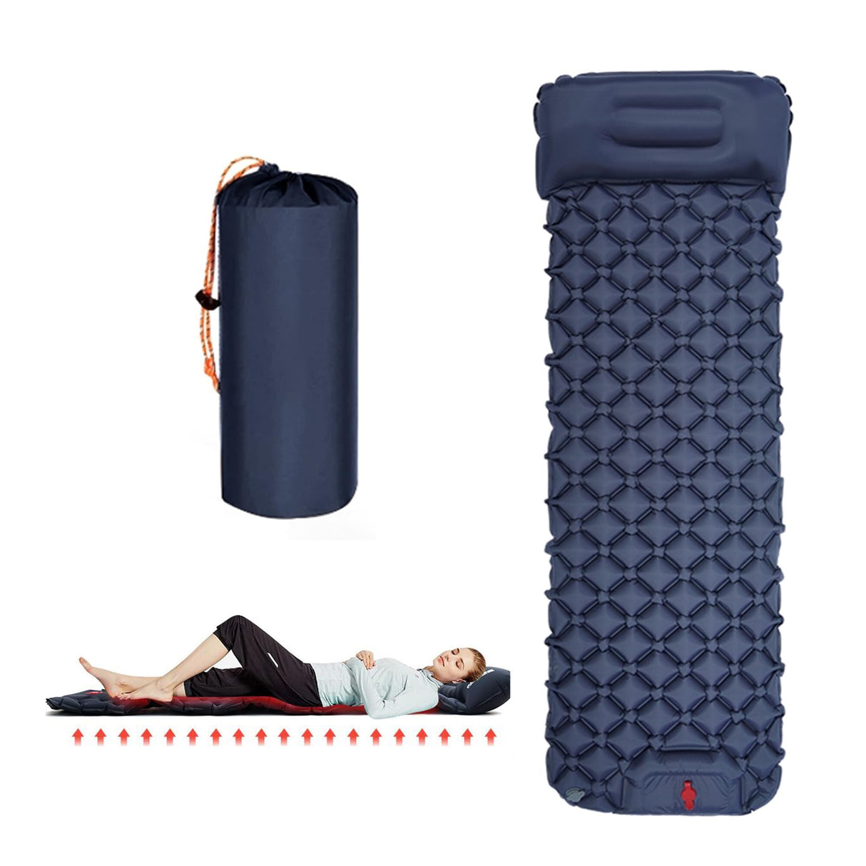 Chephren dark blue TPU inflatable sleeping pad