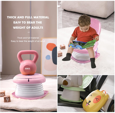 Folding Travel Potty for Toddlers, Pink - view 5