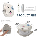 Folding Travel Potty for Toddlers, Grey - view 2