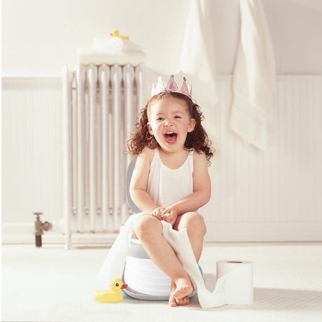 Folding Travel Potty for Toddlers, Grey - view 3
