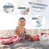 Folding Travel Potty for Toddlers, Grey - view 5