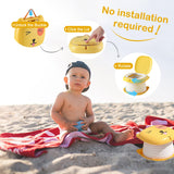 Folding Travel Potty for Toddlers, Yellow - view 4