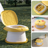 Folding Travel Potty for Toddlers, Yellow - view 5