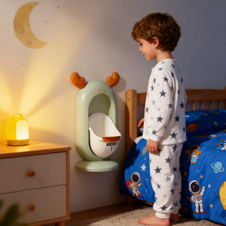 Kids Training Urinal with Adjustable Height, Green - view 3