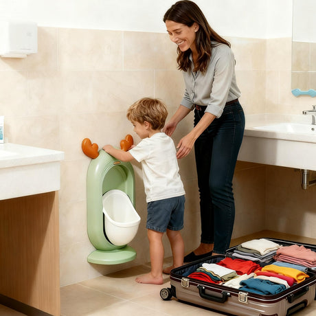 Kids Training Urinal with Adjustable Height, Green - view 4