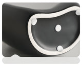 Foligno Human Form Vase Set, Black and White, 2pcs