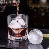 Zufre Silicone Ice Mould Set, Sphere and Square, 2pcs, Black