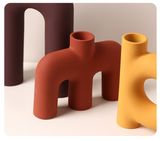 Perugia Tubular Letter Vase Set, 3pcs