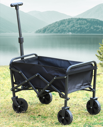 Rainbow Valley Folding Camp Wagon, Retractable Handle