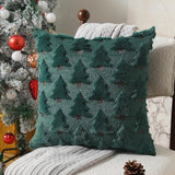 Luxury Black Christmas Pillow Covers - Set of 2