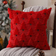 Elegant Black Christmas Pillow Covers Set