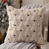 Elegant Black Christmas Pillow Covers Set