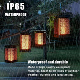 Solar Garden Stake Lights Floral Pattern 12 LED Outdoor Decorative 4 Pack — Allure Home Collections