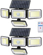 Solar Motion Sensor Outdoor Lights 288 LED 2800lm 270 Degree IP65 Waterproof 2 Pack — Allure Home Collections